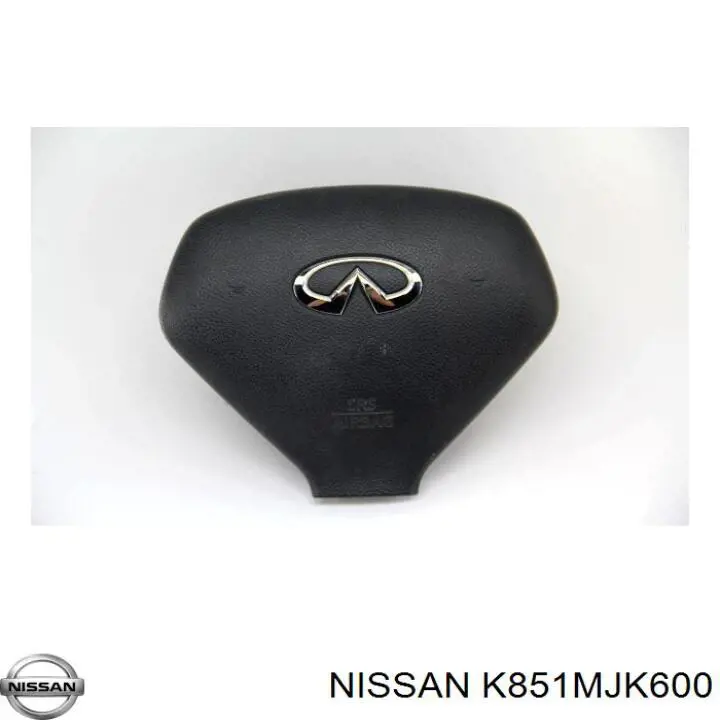 K851MJK600 Nissan/Infiniti Подушка безпеки, водійська, AIRBAG