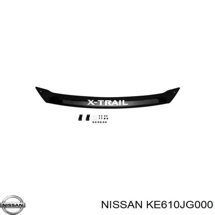 Дефлектор капота Nissan X-Trail (T31) (Нісан Ікстрейл)