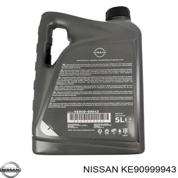 KE90999943 Nissan/Infiniti Масло для роздавальної коробки