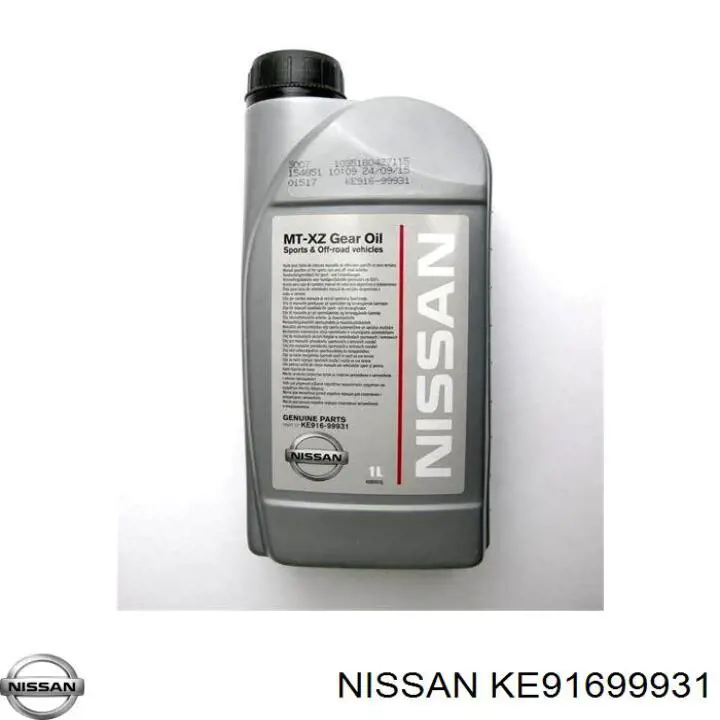 KE91699931 Nissan/Infiniti Масло АКПП