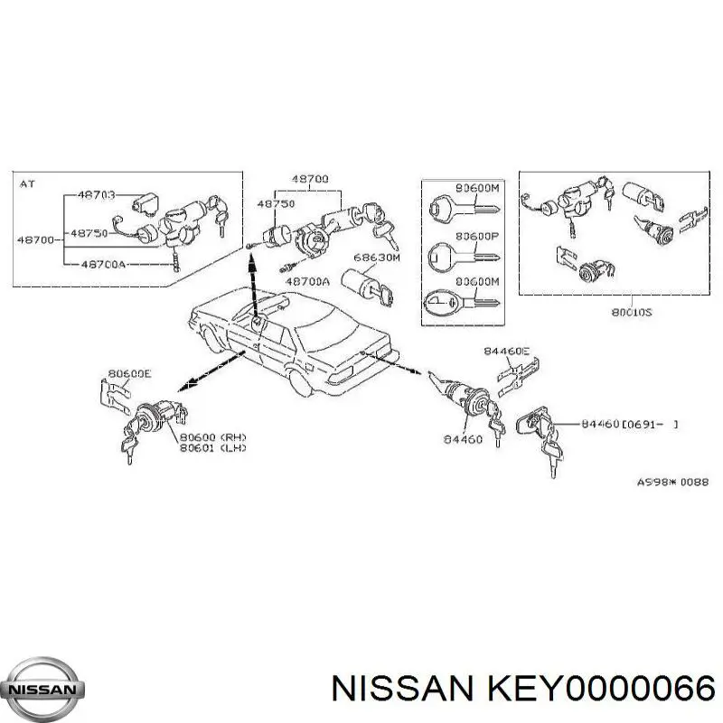 KEY0000066 Nissan/Infiniti 