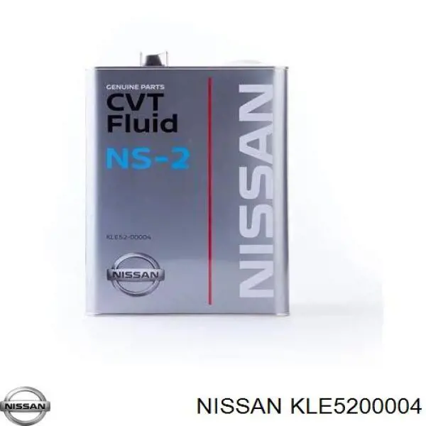 KLE5200004 Nissan Масло коробки синтетическое CVT NS-2, 4л