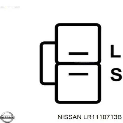 Генератор Nissan/Infiniti LR1110713B ціна, від 57.80 USD