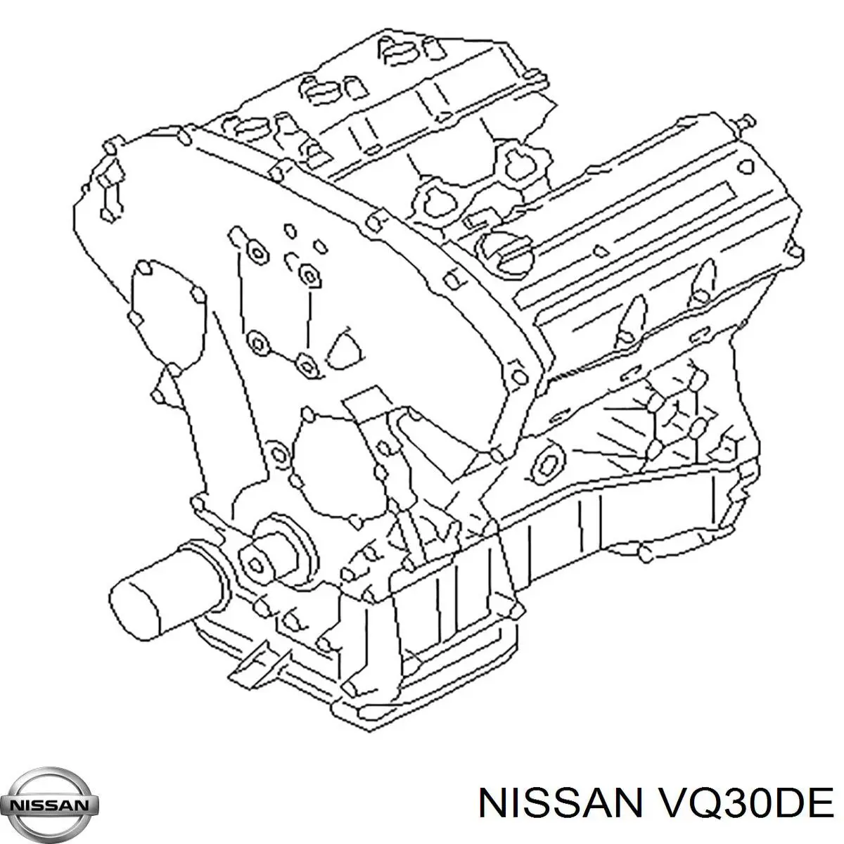  Двигун у зборі Nissan Maxima 