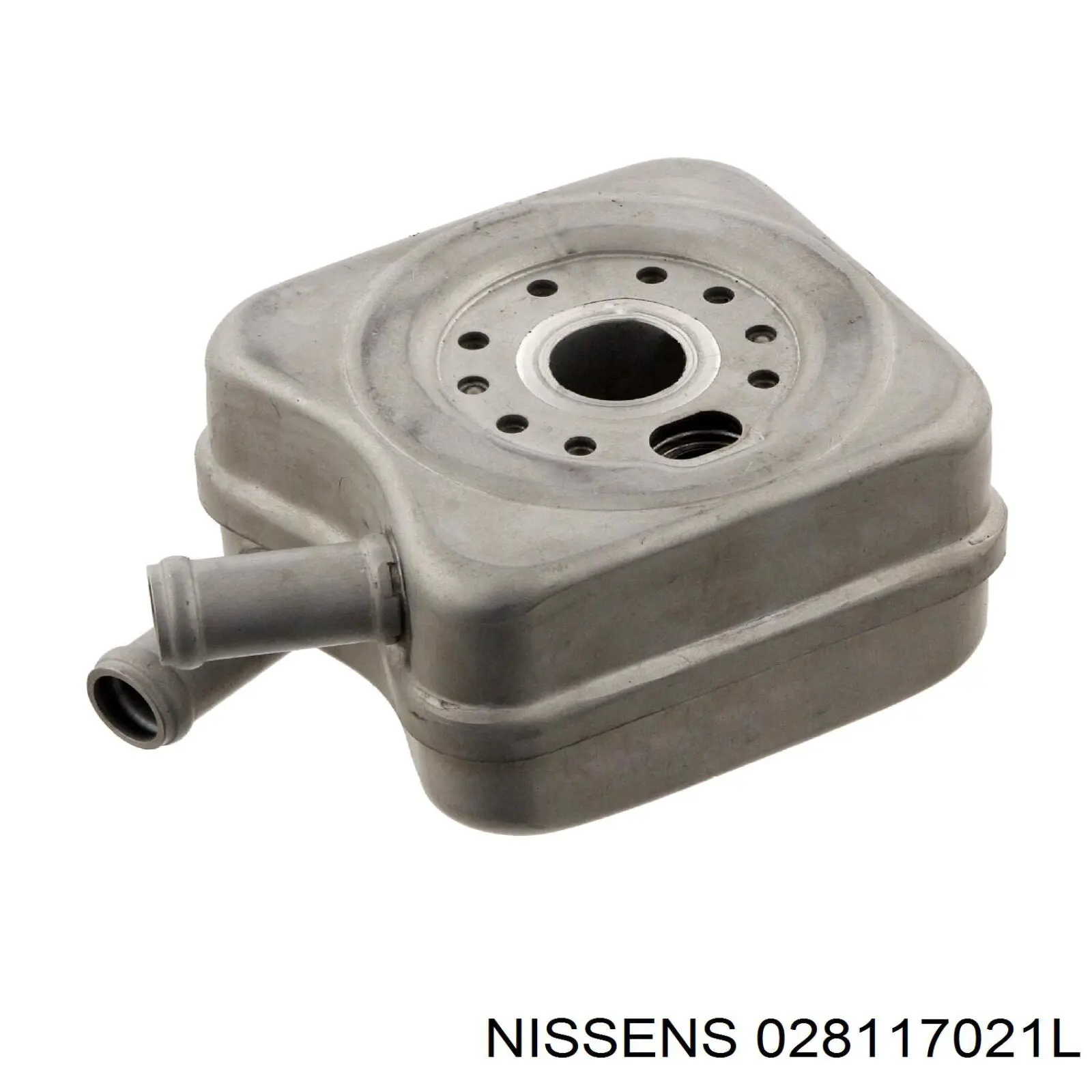 028117021L Nissens радіатор масляний (холодильник, під фільтром)