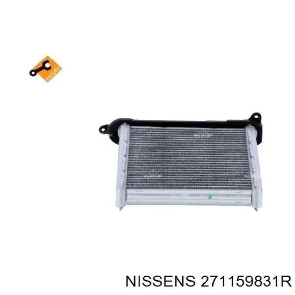 271159831R Nissens Радіатор опалювача салону