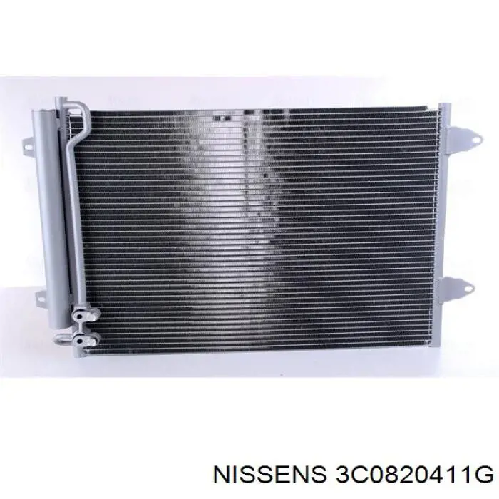 Радіатор кондиціонера 3C0820411G Nissens