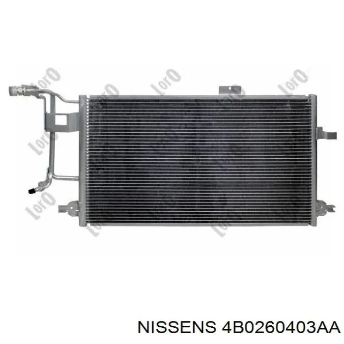 4B0260403AA Nissens радіатор кондиціонера