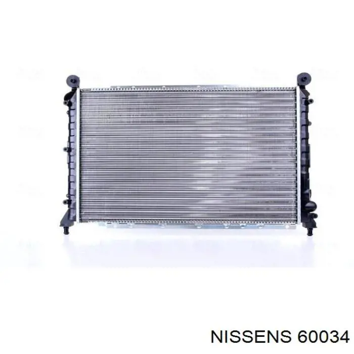 60034 Nissens радіатор охолодження двигуна