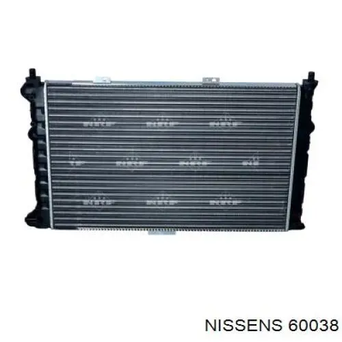 60038 Nissens радіатор охолодження двигуна