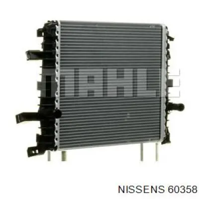 60358 Nissens радіатор охолодження, додатковий
