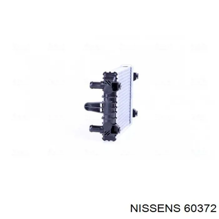 60372 Nissens радіатор охолодження, додатковий