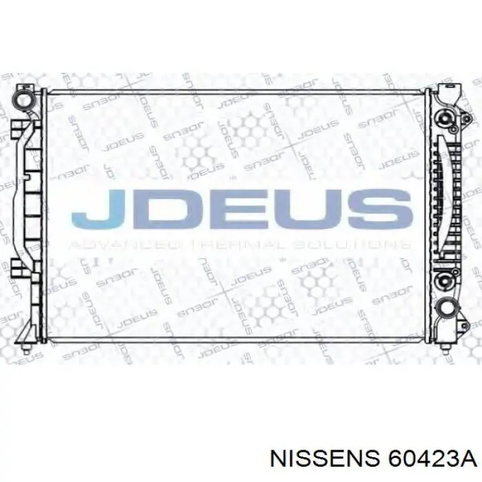 Купити 60423A Nissens Радіатор двигуна