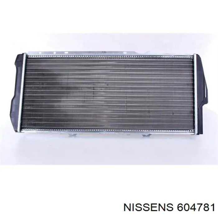 604781 Nissens радіатор охолодження двигуна
