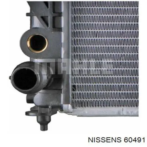 Радіатор основний Nissens 60491 ціна, від 72.00 USD