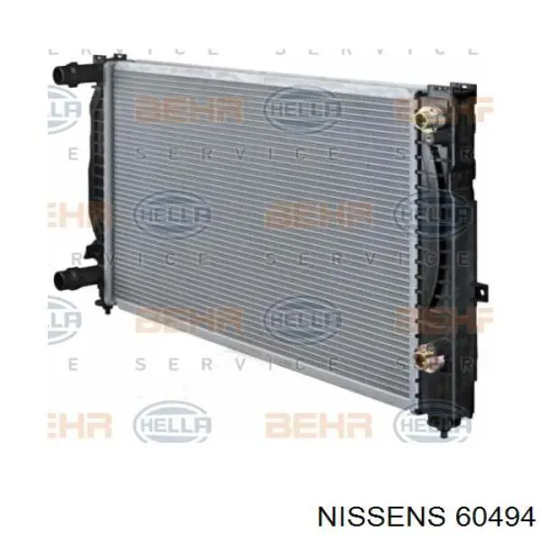 Купити 60494 Nissens Радіатор двигуна