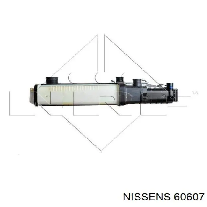 60607 Nissens радіатор охолодження двигуна