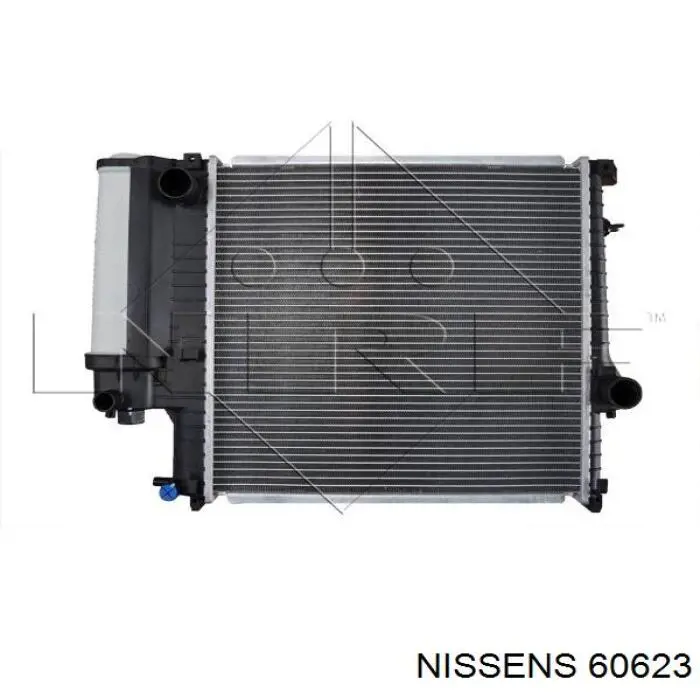 Радіатор основний Nissens 60623 ціна, від 103.92 USD