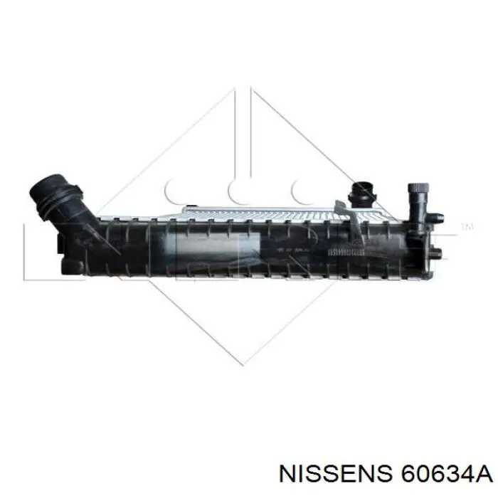 Радіатор основний Nissens 60634A ціна, від 120.67 USD