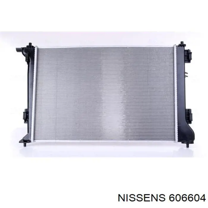 606604 Nissens радіатор охолодження двигуна