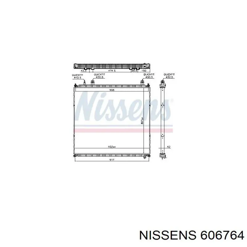 Радіатор охолодження, додатковий MAN 81061016792 ціна, від 542.11 USD