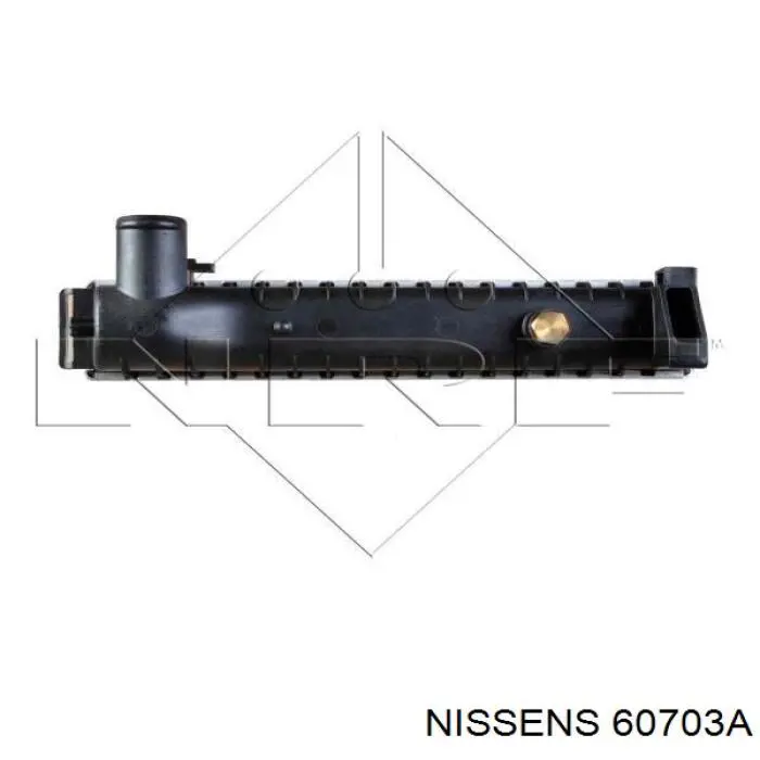 60703A Nissens радіатор охолодження двигуна