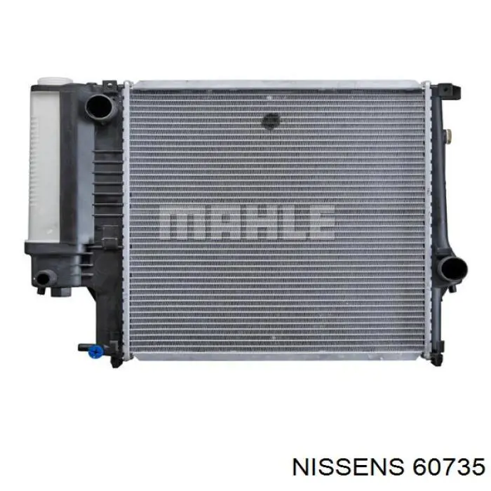 60735 Nissens радіатор охолодження двигуна