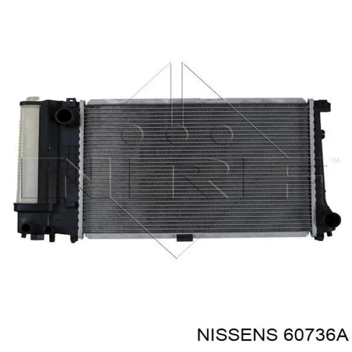 60736A Nissens радіатор охолодження двигуна