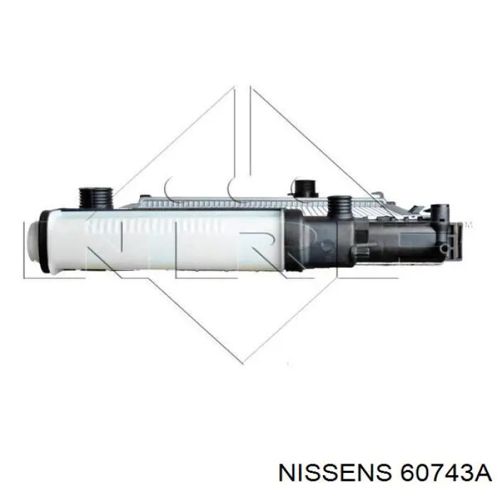 Радіатор 60743A Nissens