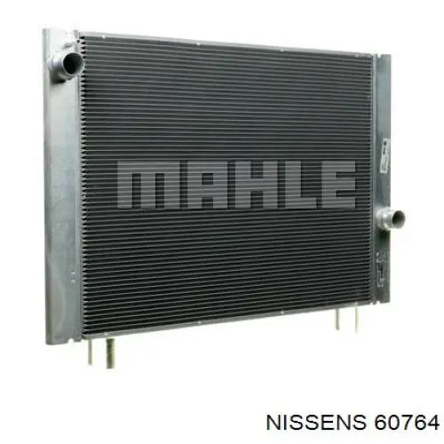 60764 Nissens радіатор охолодження двигуна