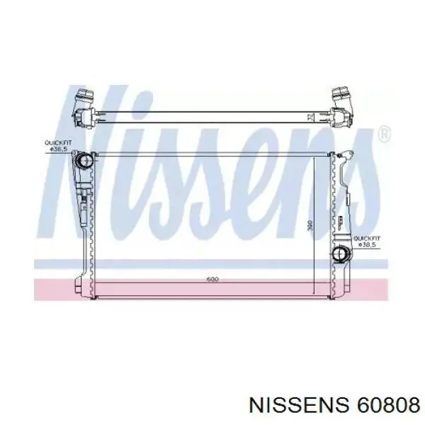 Радіатор основний Magneti Marelli 350213209100 ціна, від 99.07 USD