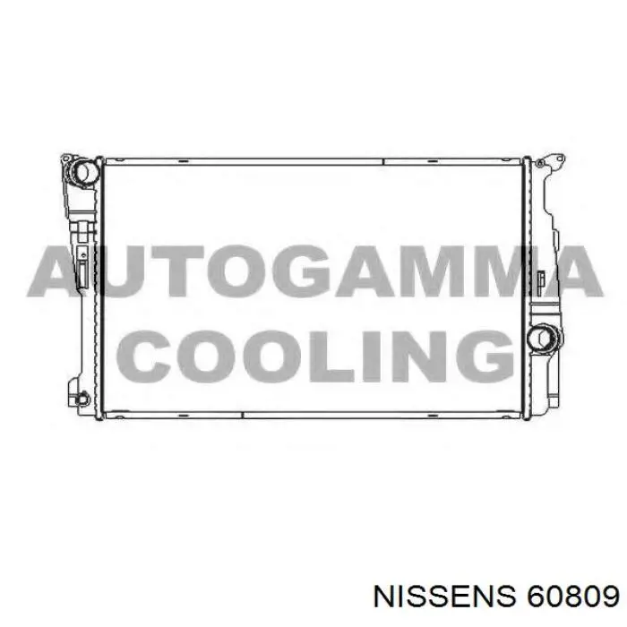 Радіатор 60809 Nissens