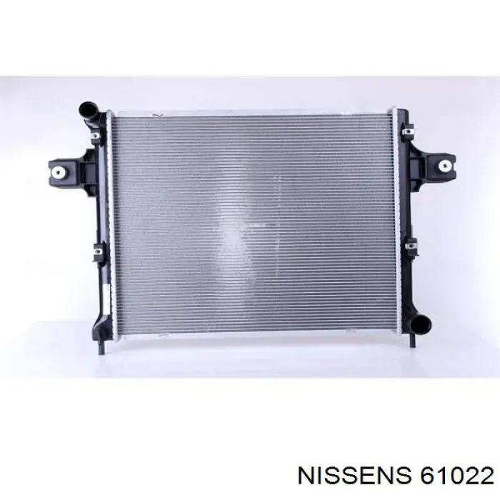 61022 Nissens радіатор охолодження двигуна