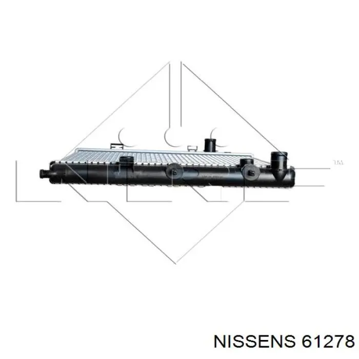 61278 Nissens Радіатор охолодження двигуна