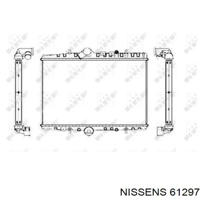 Купити 61297 Nissens Радіатор двигуна