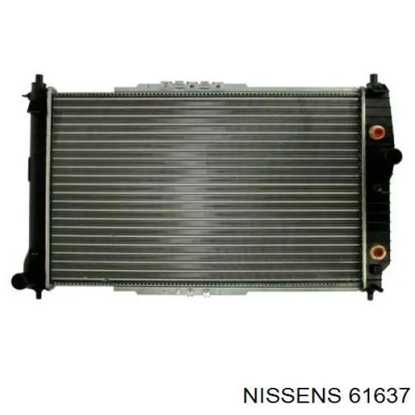 61637 Nissens радіатор охолодження двигуна