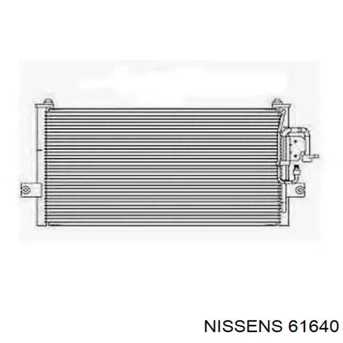61640 Nissens Радіатор охолодження двигуна