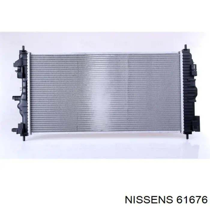61676 Nissens радіатор охолодження двигуна