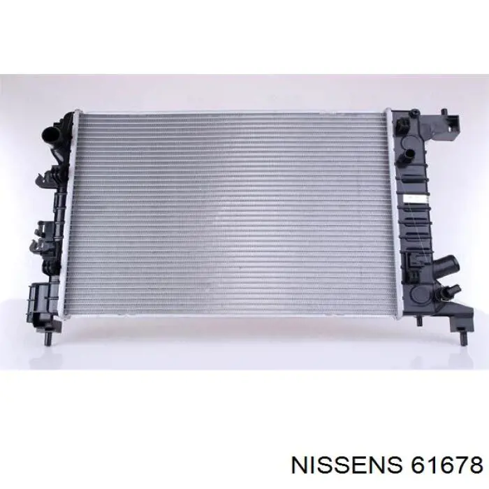 61678 Nissens радіатор охолодження двигуна