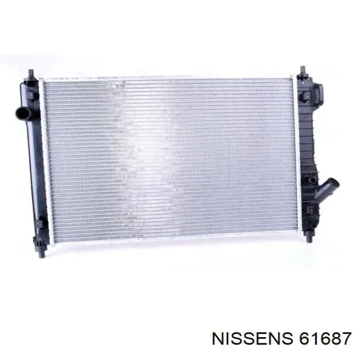61687 Nissens радіатор охолодження двигуна