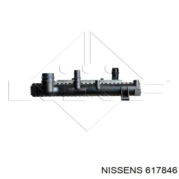 617846 Nissens радіатор охолодження двигуна