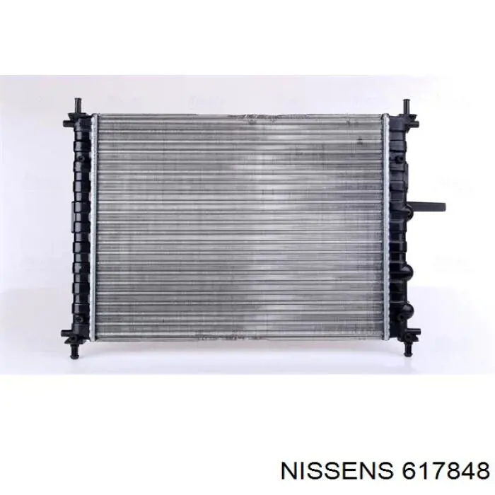 617848 Nissens радіатор охолодження двигуна
