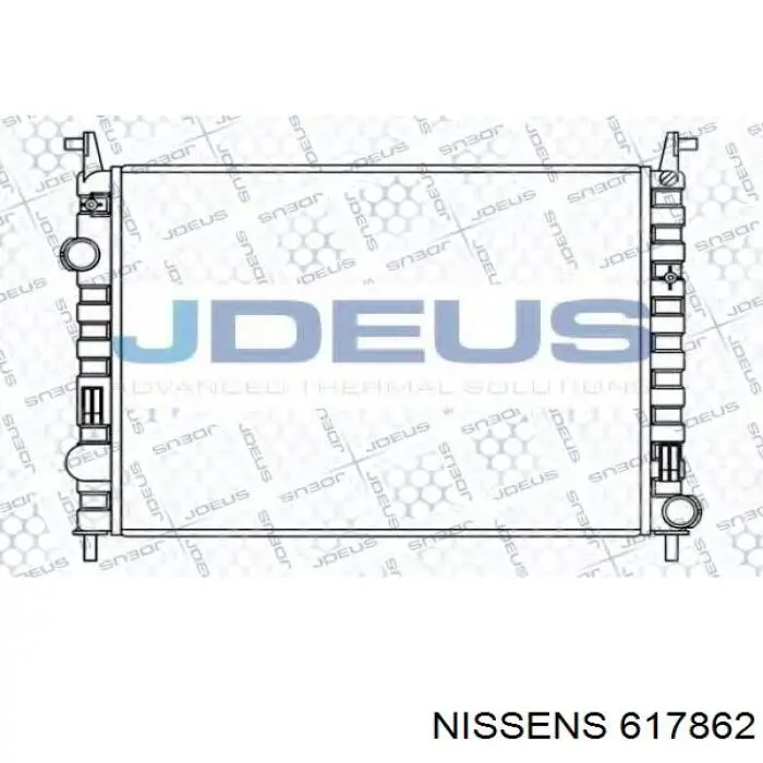 Радіатор основний Nissens 617862 ціна, від 51.30 USD