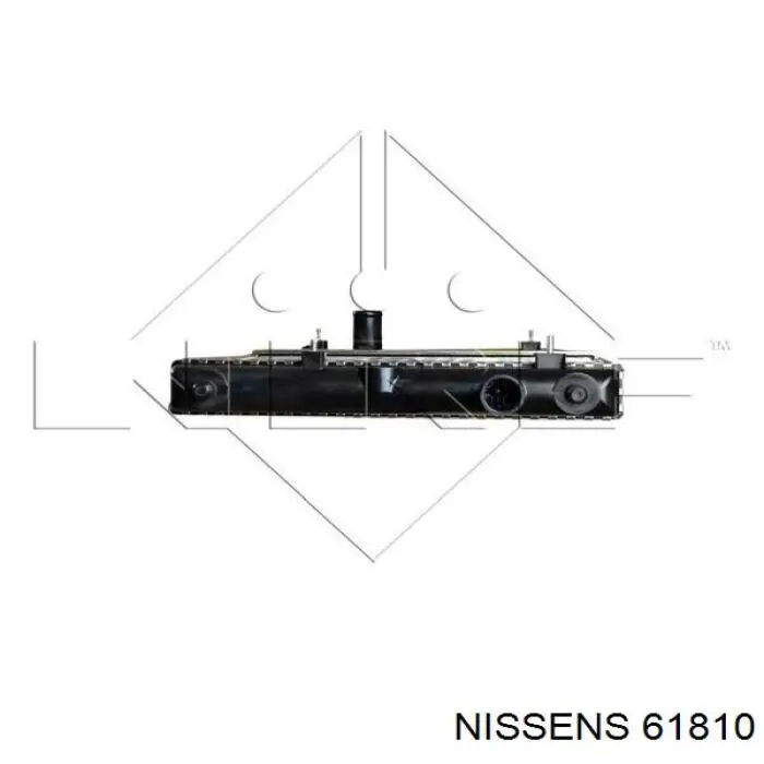 Купити 61810 Nissens Радіатор двигуна