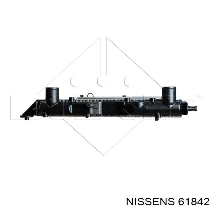 61842 Nissens Радіатор охолодження двигуна