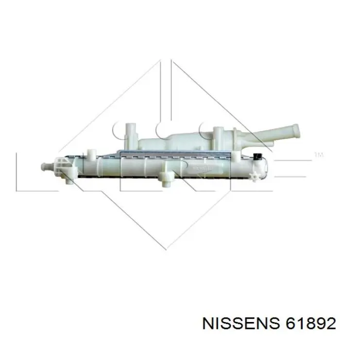 Радіатор основний Nissens 61892 ціна, від 64.67 USD