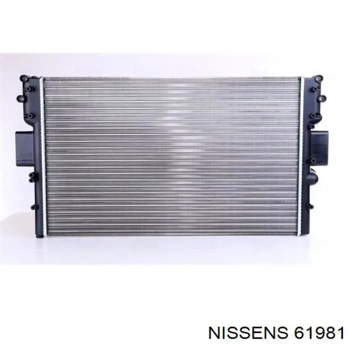 61981 Nissens радіатор охолодження двигуна
