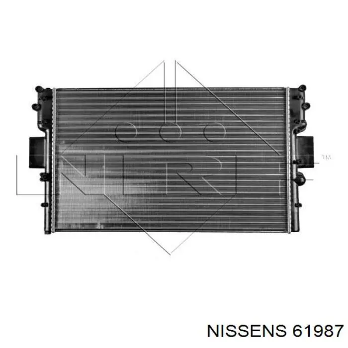 Радіатор основний Nissens 61987 ціна, від 83.10 USD