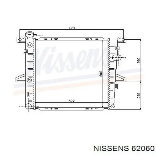 Радіатор основний NRF 56033 ціна, від 138.74 USD