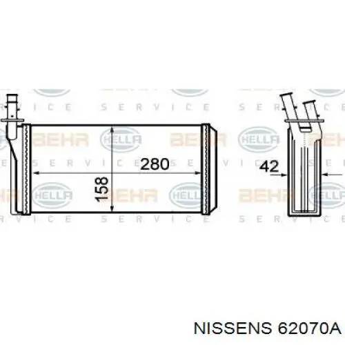 Радіатор основний Nissan/Infiniti 214100F521 ціна, від 182.65 USD